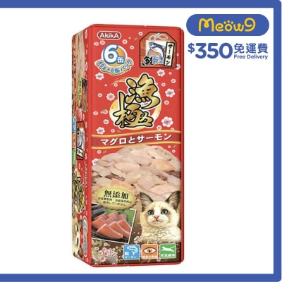 AKIKA Tuna and Salmon Cat can (80gx6) - AkikA
