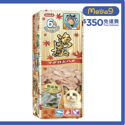 AKIKA Tuna and Grouper Cat can (80gx6) - AkikA