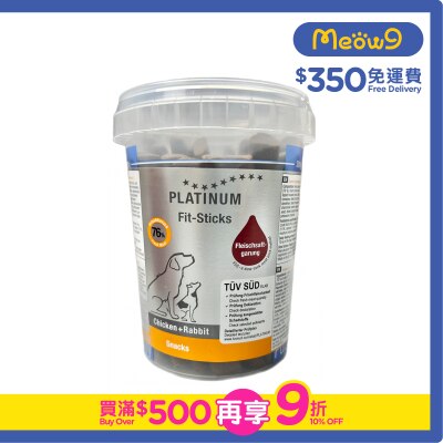 PLATINUM Chicken & Rabbit Fit-Sticks (300g)- PLATINUM