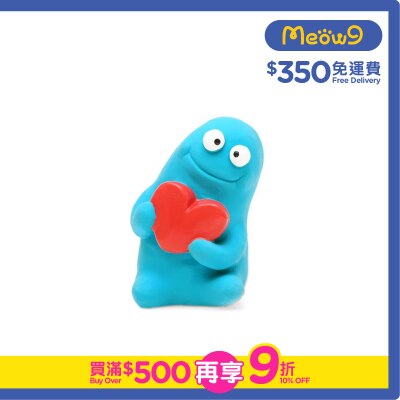 QMONSTER Clay figurine cute modeling series-Heart Hugging Cub- QMONSTER