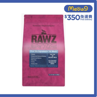 RAWZ 無穀物 三文魚,脫水雞肉,白魚 全貓乾糧 (7.8lb) 納茲 - RAWZ