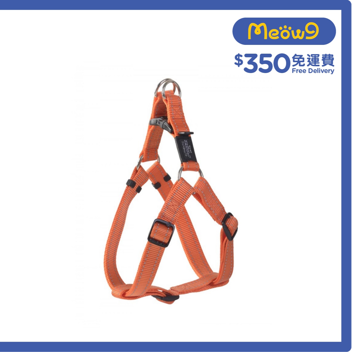 ROGZ SSJ06 - D Utility Step - In - Harness 胸帶 (L) - 橙色 - Rogz
