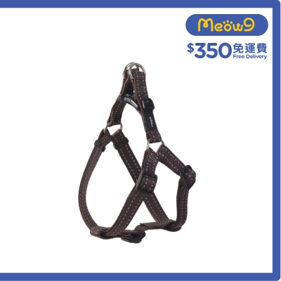 rogz j utility step in harness 胸帶 朱古力色