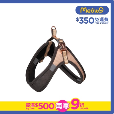 ROGZ SJQ275-GR Urban Adjustable Fast-Fit Harness (M)-Gold Rush- Rogz