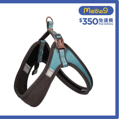 ROGZ SJQ275-TM Urban Adjustable Fast-Fit Harness (M)-Turquoise Moon- Rogz