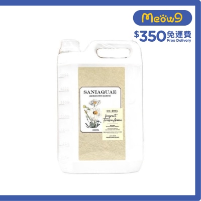SANIAQUAE Fragrant Freesia Aroma Pet Shampoo Dogs & Cats(4L) *with pump dispenser* - SANIAQUAE