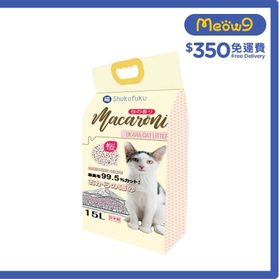 福 日本雙通豆腐貓砂 - 櫻花香味 (15L) 福字貓砂 - 福