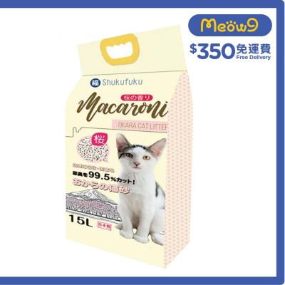 福 日本雙通豆腐貓砂 - 櫻花香味 (15L) 福字貓砂 - 福