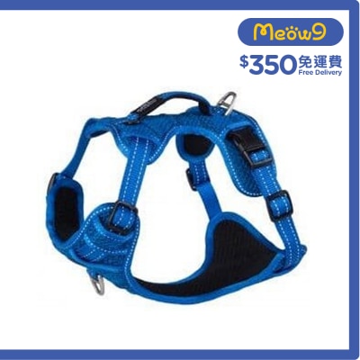 ROGZ Utility雙扣H型胸背帶(S) - 藍色 小型狗 - Rogz
