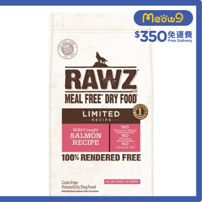 RAWZ - 無穀物 單一動物蛋白來源配方 - 野生三文魚 全犬乾糧 (20lb) - RAWZ