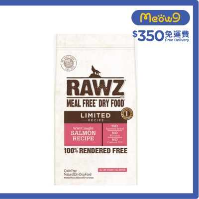 RAWZ 無穀物 單一動物蛋白來源配方 - 野生三文魚 全犬乾糧 (20lb) - RAWZ