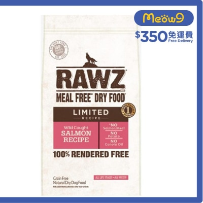 RAWZ [MealFree]LIMITED RECIPE Wild Caught Salmon GRAIN FREE All Life Stage Dog Food (20lb)- RAWZ