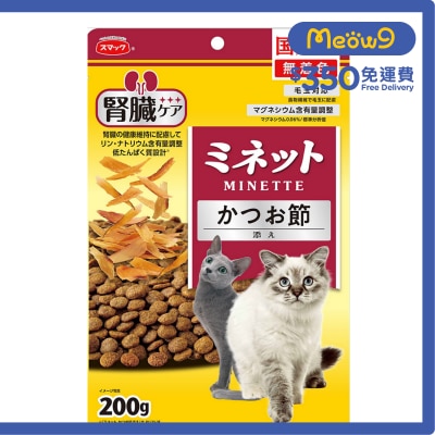 SMACK Minette - 護腎貓糧（木魚片乾添加)200g - Smack