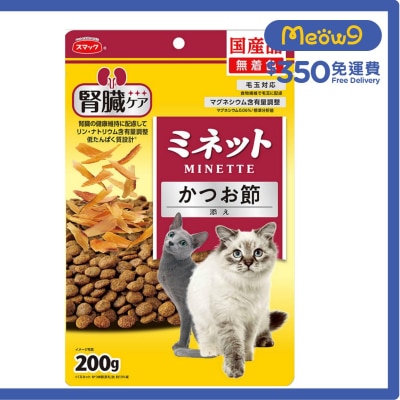 SMACK Minette-Kidney-protecting cat food (with dried bonito flakes added) 200g- Smack