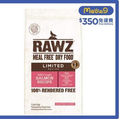 RAWZ 無穀物 單一動物蛋白來源配方 - 野生三文魚 全犬乾糧 (3.5lb) - RAWZ