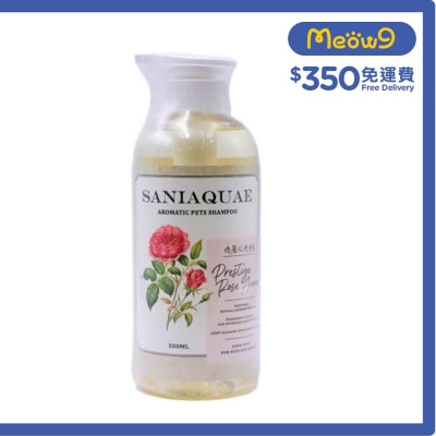 SANIAQUAE 瑰麗玫瑰 寵物 洗毛水 貓犬專用(500ml) - SANIAQUAE