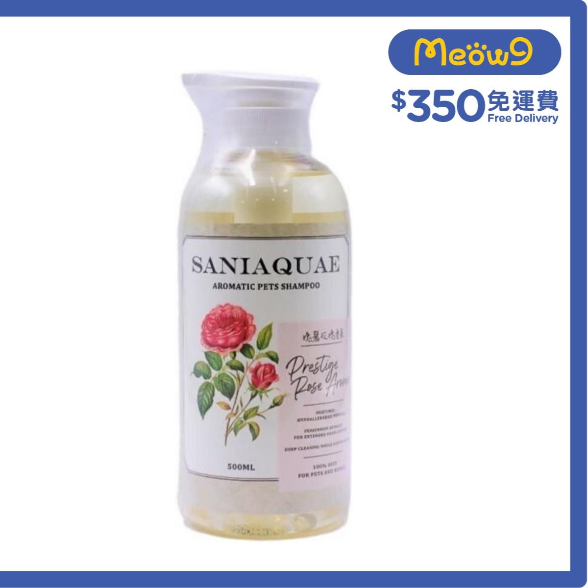 SANIAQUAE 瑰麗玫瑰 寵物 洗毛水 貓犬專用(500ml) - SANIAQUAE