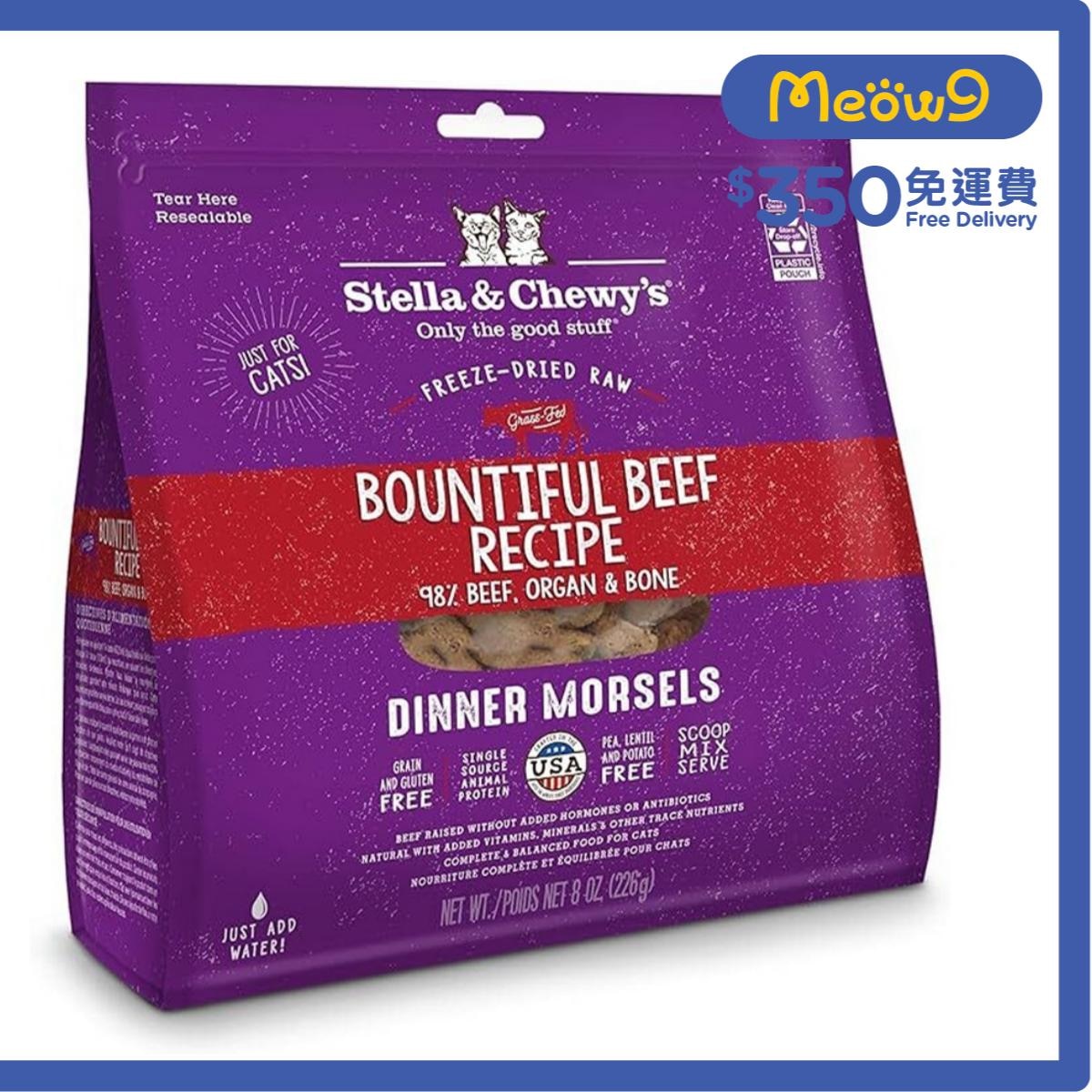 STELLA & CHEWY'S 凍乾脫水貓糧 - 牛肉 (8oz) - Stella & Chewy's
