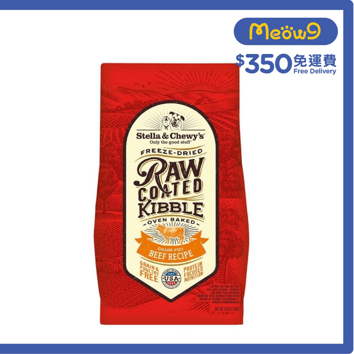 STELLA & CHEWY'S Freeze Dried Beef Recipe Raw Coated Kibble Dog Food (22lb)- Stella & Chewy's