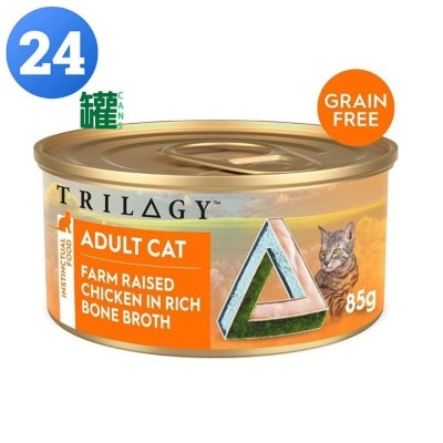 TRILOGY [24 罐優惠] 奇境 無榖物成貓雞絲高湯主食罐 (85g x24) - TRILOGY