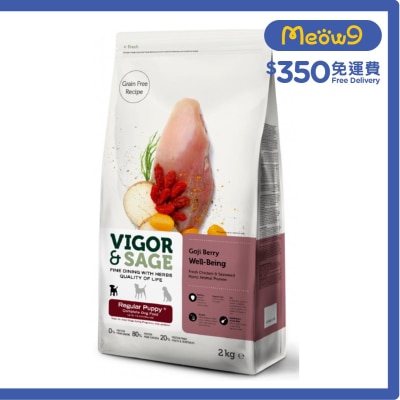 VIGOR & SAGE 人參健體全犬成犬糧 2kg - VIGOR & SAGE