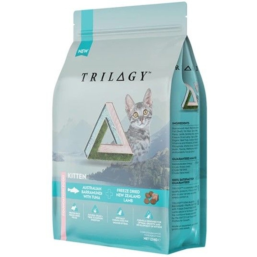 TRILOGY 奇境 澳洲尖吻鱸魚及吞拿魚＋5%紐西蘭羊肺凍乾 幼貓糧 (1.2kg) - TRILOGY
