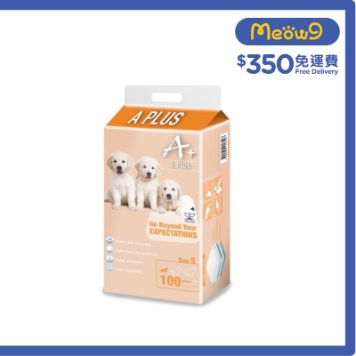 A PLUS - 強力吸水除臭寵物尿墊 (S) 33x45cm - 100片 - A PLus 狗尿墊