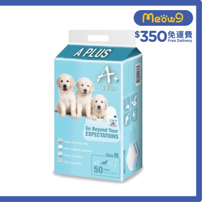 A PLUS - 強力吸水除臭寵物尿墊 (M) 45x60cm - 50片 - A PLus 狗尿墊