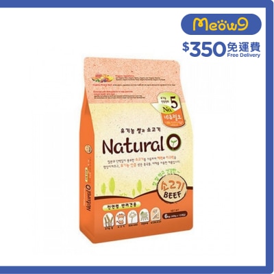 NATURAL ONE - No.5 有機牛肉、增強鐵質 配方 (6kg, 400g x15包) 成犬狗糧 - Natural O
