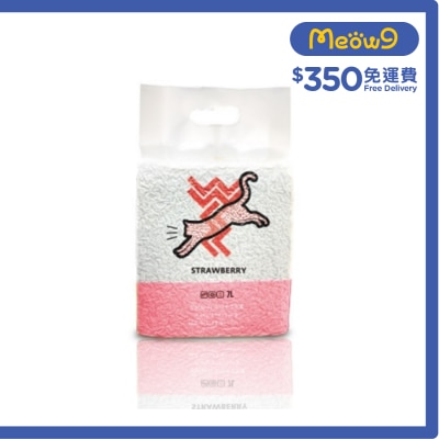 WEWE 玫瑰草莓味秒結豆腐貓砂(7L) WEWE image