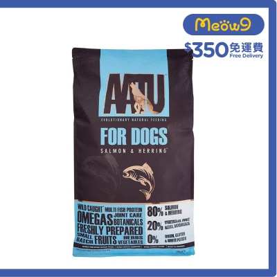 AATU - 80/20 野生三文魚防敏天然全犬糧 (10kg) - AATU