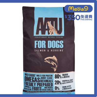 AATU - 80/20 野生三文魚防敏天然全犬糧 (10kg) - AATU