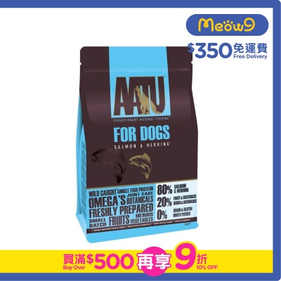 AATU - 80/20 野生三文魚防敏天然全犬糧 (5kg) - AATU