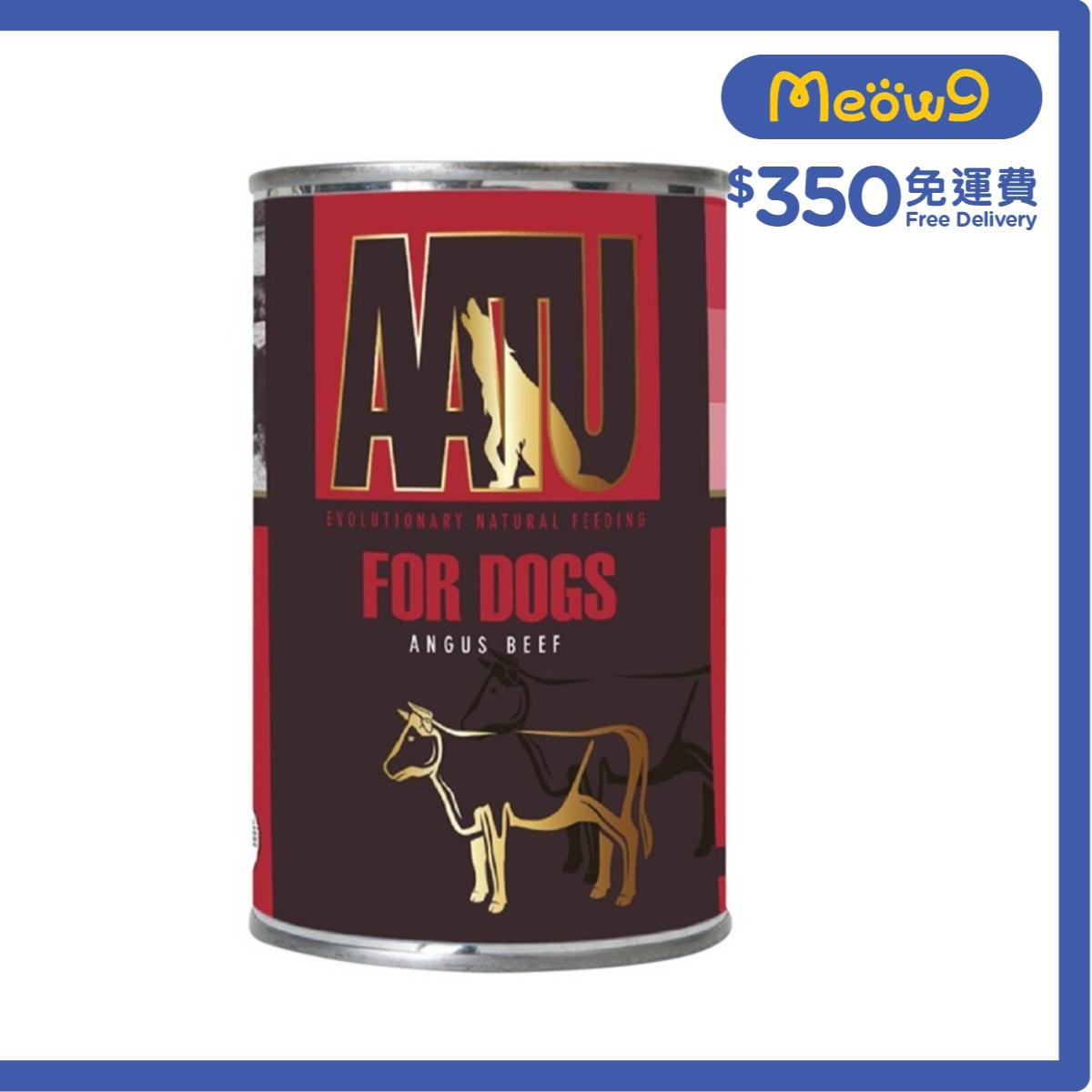 AATU 90/10 Angus Beef Tin for Dogs (400g) - AATU Red