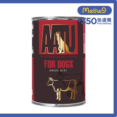 AATU 90/10 Angus Beef Tin for Dogs (400g) - AATU Red