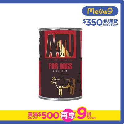 AATU 90/10 Angus Beef Tin for Dogs (400g) - AATU Red