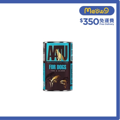 AATU 90/10 吞拿魚,三文魚 全犬配方罐頭 (400g) - AATU 