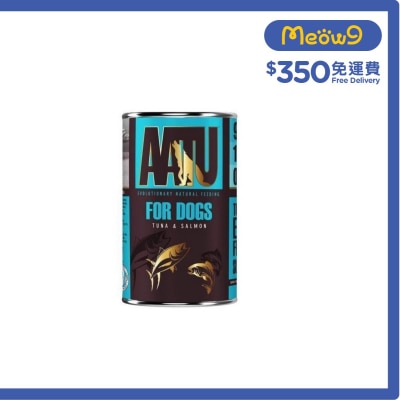 AATU 90/10 吞拿魚,三文魚 全犬配方罐頭 (400g) - AATU 