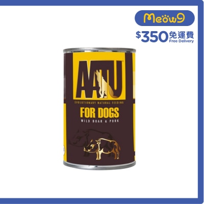 AATU 90/10 Pork & Wild Boar (400g) - AATU Yellow