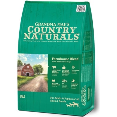 COUNTRY NATURAL Farmhouse Blend Pork & Fish (4lb) Dog Food 00120- COUNTRY NATURAL