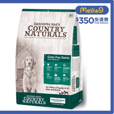 COUNTRY NATURAL 無穀物白鮭魚雞肉低糖配方(4lb)狗乾糧 00129- COUNTRY NATURAL