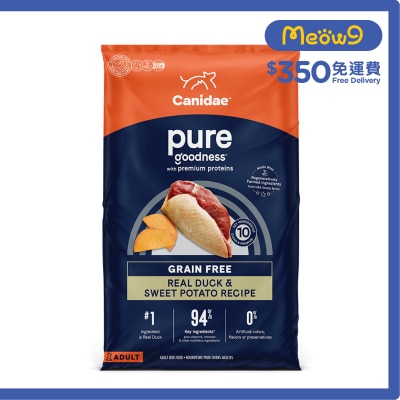 CANIDAE - 無穀物天際成犬配方狗糧 (鴨肉+甜薯) 22磅  - CANIDAE 咖比