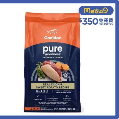 CANIDAE GRAIN FREE PURE Dog Food (Real Duck & Sweet Potato Recipe) - CANIDAE