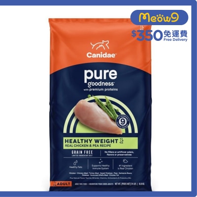 CANIDAE - 無穀物體重控制配方狗糧 (22磅) - CANIDAE 咖比