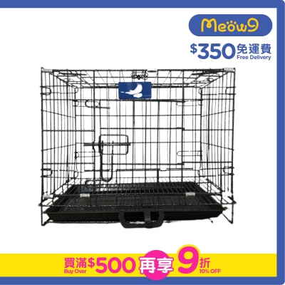 白鴿牌 - 二呎 噴漆雙門摺籠 (紫色) - 小/中型貓犬適用 (60x42x51) - Pigeon