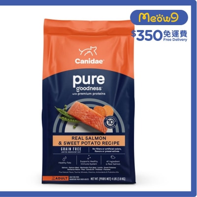 CANIDAE 無穀物海洋成犬配方狗糧 (三文魚+甜薯) 4磅 - CANIDAE 咖比