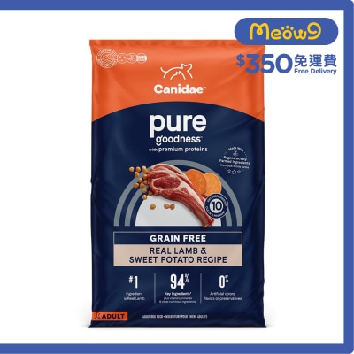 CANIDAE - 無穀物元素成犬配方狗糧(羊肉+甜薯) 22磅 新配方  - CANIDAE 咖比