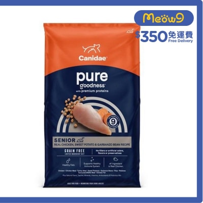 CANIDAE GRAIN FREE PURE Dog Food (Senior Recipe) 4lb- CANIDAE