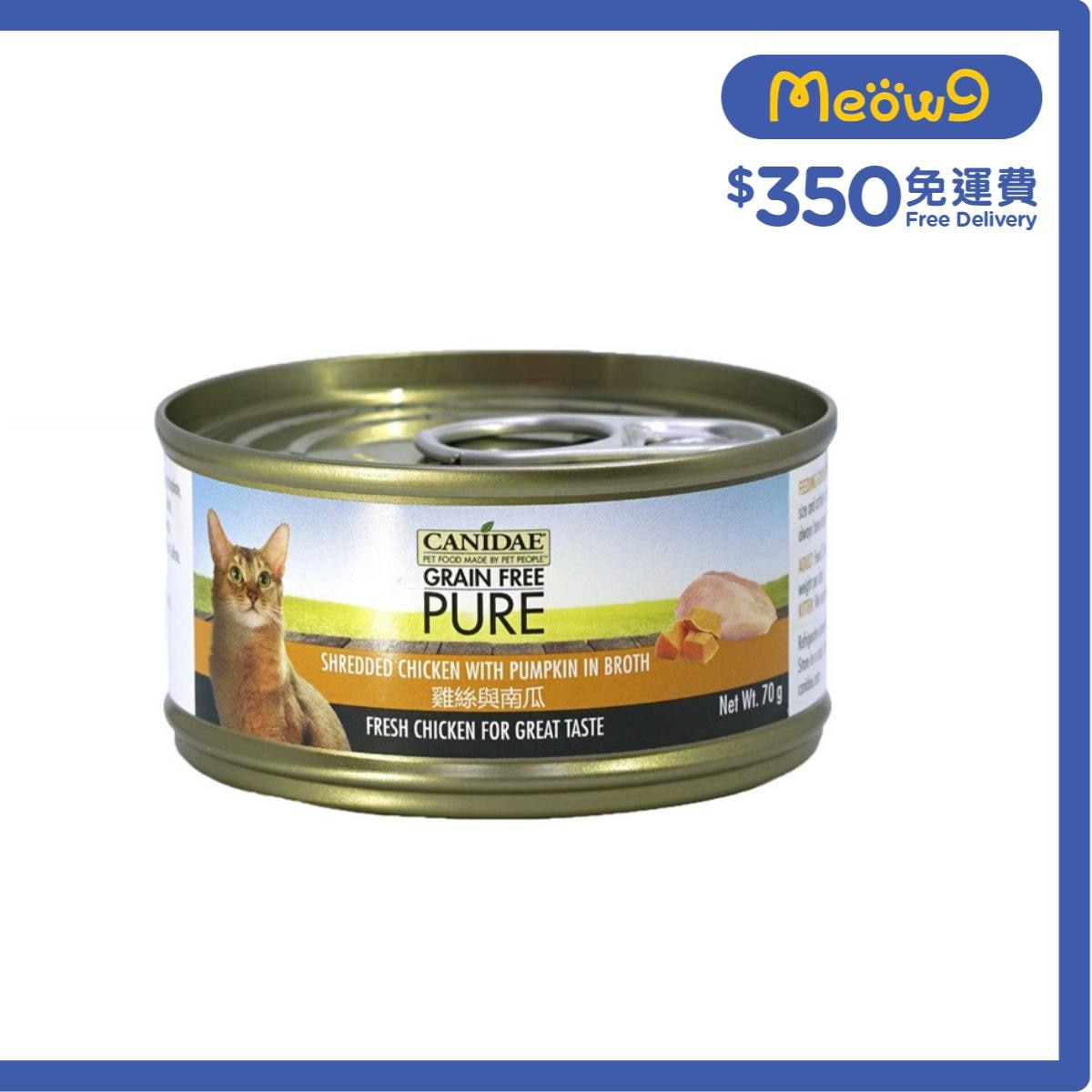 CANIDAE 無穀物雞絲與南瓜貓罐頭 (70g) - CANIDAE 咖比