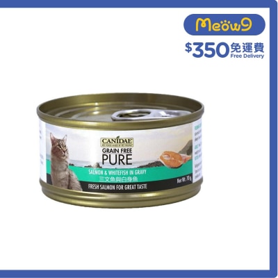 CANIDAE 無穀物 三文魚與白身魚貓罐頭 (70g)  - CANIDAE 咖比